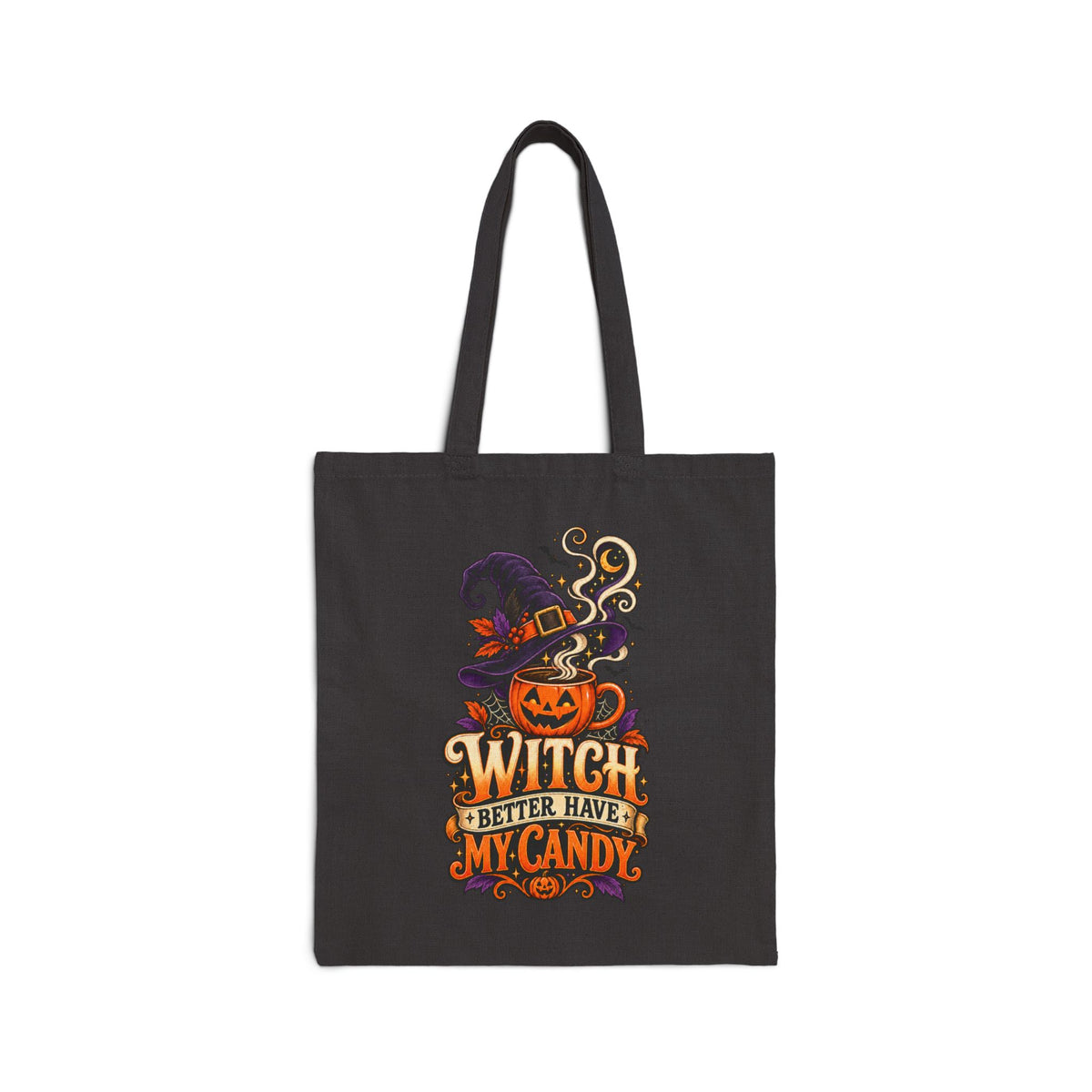 Halloween Cotton Canvas Tote Bag