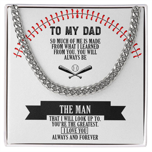 To My Dad | Cuban Link Chain