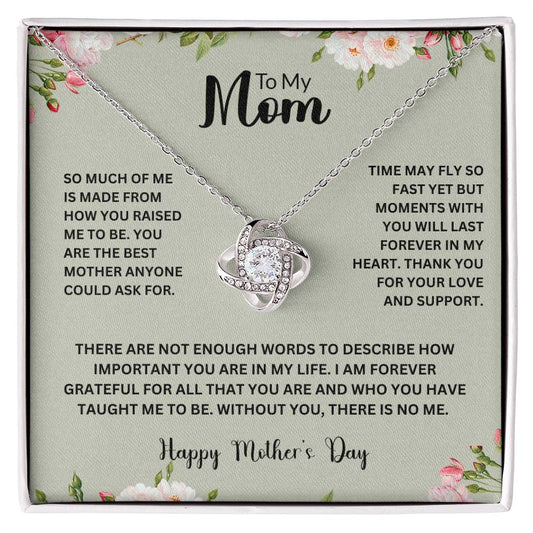To My Mom | Love Knot Necklace