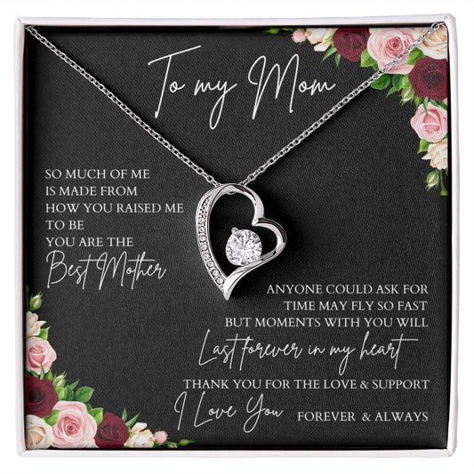 Mom Necklace | Heart Necklace For My Mom | Best Mother's Day Gift